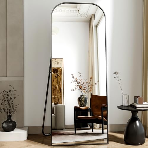 56x21 Inch Arched Full Length Mirror - Floor Standing or Wall Mounted