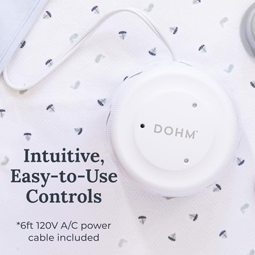 White Noise Sound Machine - Real Fan Non-Looping Sleep Aid for Adults & Baby