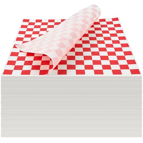 Ocmoiy Bulk Sandwich Wrapping Paper 500 Sheets 12x12 Inches Food Grade Grease-Resistant