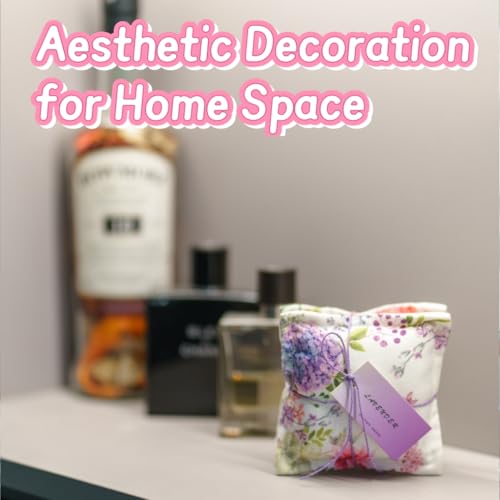 Lavender Scented Sachet Bags for Drawers and Closets - 4 Pack