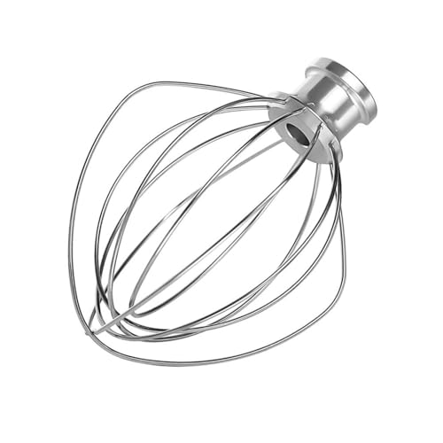 Cowbright K45WW 6-Wire Whip for KitchenAid Tilt-Head Mixers Aluminum, Hand Wash Only