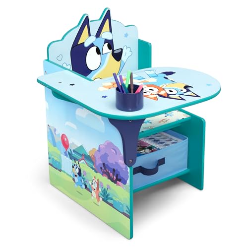 Kids Chair Desk with Storage Bin - Toddler Activity Workstation