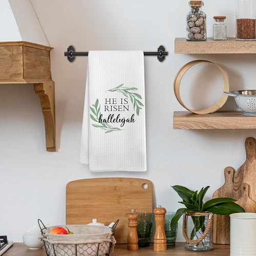 He is Risen Easter Kitchen Towels - 16x24 in microfiber, religious gift (Risen2)