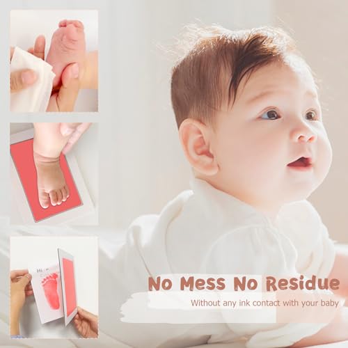 Inkless Baby Hand and Footprint Kit - Clean-Touch Paw Print Pad (4 Pack)