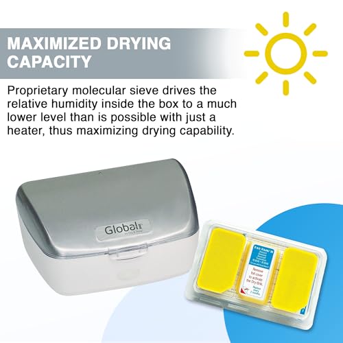 Moisture Absorbing Desiccant Blocks - 3 Pack for Hearing Aid Dehumidifiers