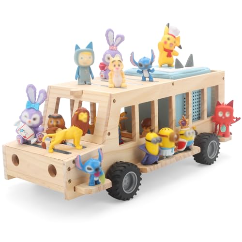 Magnetic Bus Storage Shelf for Audio Player and Figures