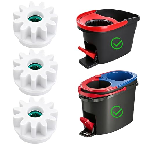 3 Pcs Spin Mop Bucket Pedal Bearing Replacement Gear Repair Kit