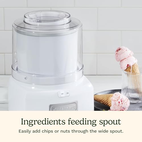 1.5 Qt Automatic Ice Cream Maker Machine for Sorbet & Frozen Yogurt