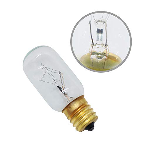 WB36X10003 Microwave Light Bulb 40W 130V E17 Replacement - 2 Pack