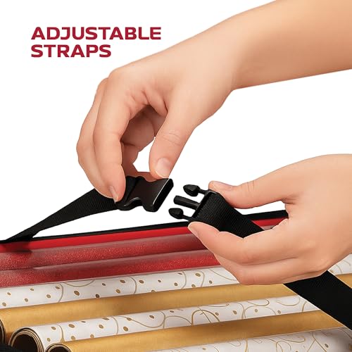 Christmas Wrapping Paper Storage Box 40-Inch Underbed Gift Wrap Holder