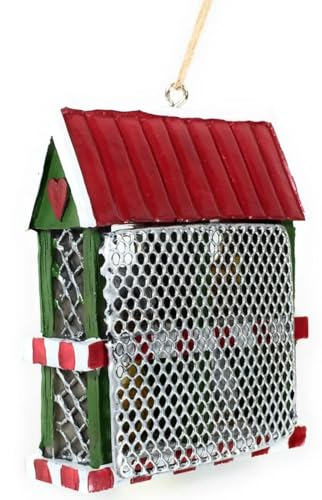 Kurt Adler Chicken Coop Ornament with Chickens and Eggs - Holiday Decor