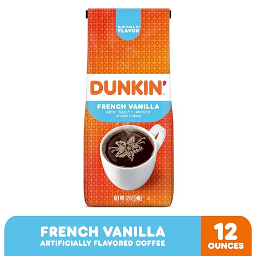 French Vanilla Ground Coffee Medium Roast 12 Oz Bag
