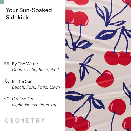 Micro-Loop Beach Towel - Quick-Dry, Sand-Resistant, Compact Travel Towel