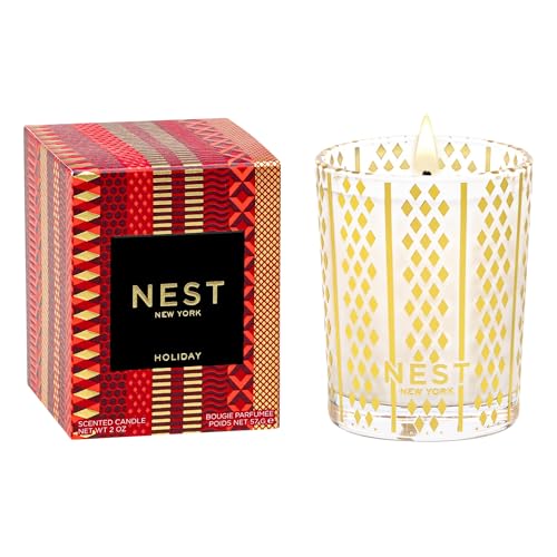 Nest New York Holiday Scented Votive Candle - Giftable Citrus Pine