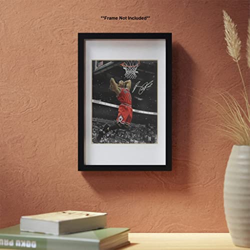 Derrick Rose Autographed Wall Art - High-Quality Signed Photo Print for Home Decor