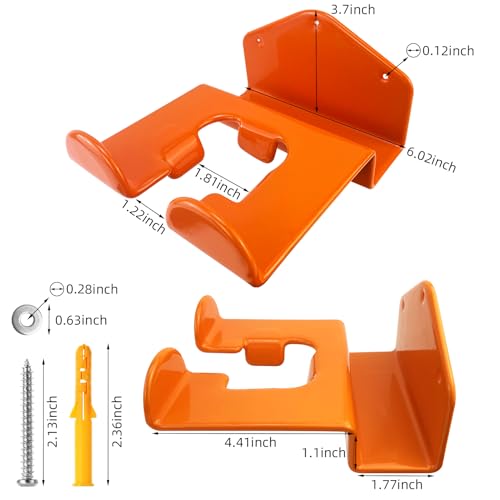 Heavy Duty Trimmer Wall Hanger and Weed Wacker Storage Rack