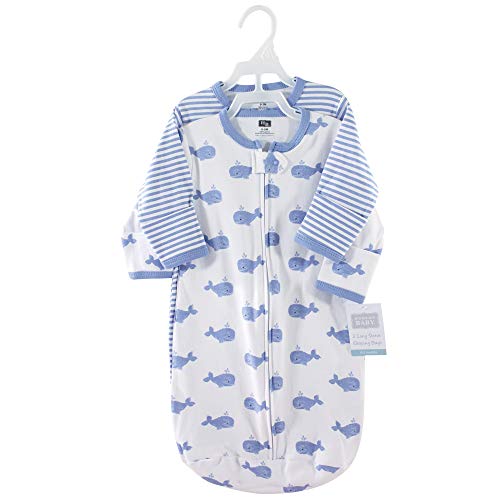 Hudson Baby Unisex Cotton Long-Sleeve Sleep Sack Wearable Blanket