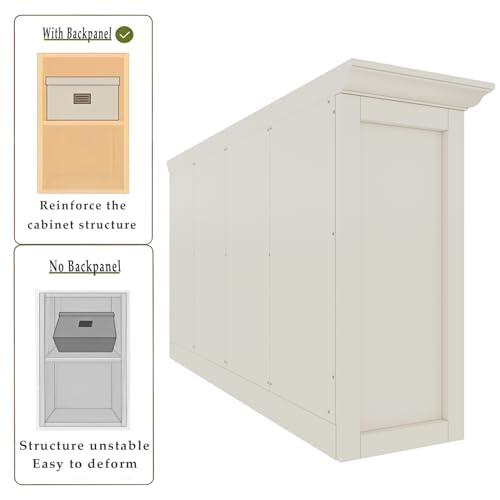 8-Cube Open Bookcase, 2-Tier Low Storage Cabinet with Curved Base