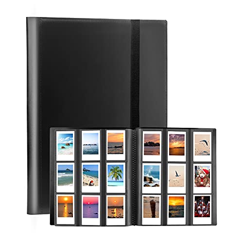 432-Pocket Photo Album for 2x3 Instant Photos and Trading Cards, Black