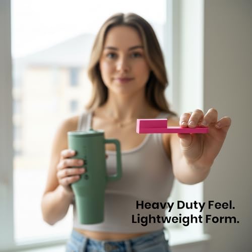 Key Battery Outlet Hot Pink Bottle Cap Opener for Stanley & Hydrojug – Ergonomic Lid Turner