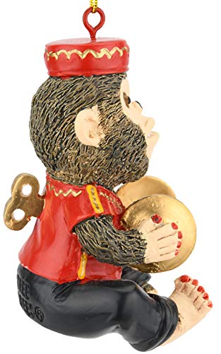 Tree Buddees Retro Wind-Up Monkey Christmas Ornament - Funny Holiday Decor