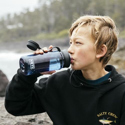 Lightweight BPA-Free Water Bottle with Tether Cap 20 oz