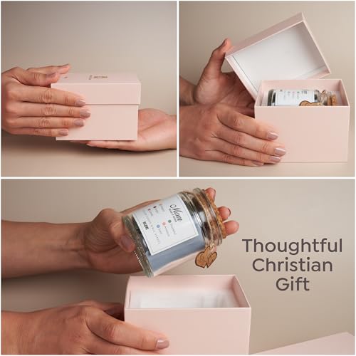 Inspirational Bible Verse Jar with 108 Scripture Cards for Daily Prayer