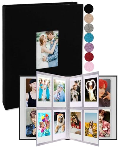 2x3 Mini Photo Album for Instant Film - 208 Vertical Pocket Storage Book