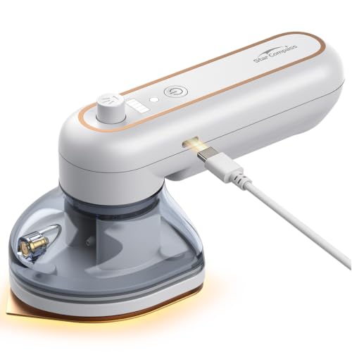 Portable Cordless Mini Iron – USB Rechargeable Travel Steam Iron