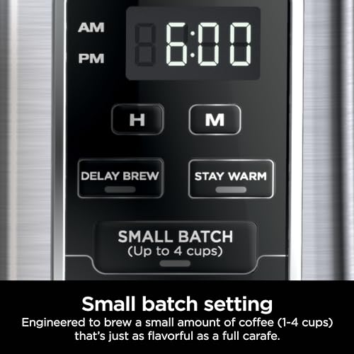 12-Cup Programmable Drip Coffee Maker with Glass Carafe & Removable Reservoir
