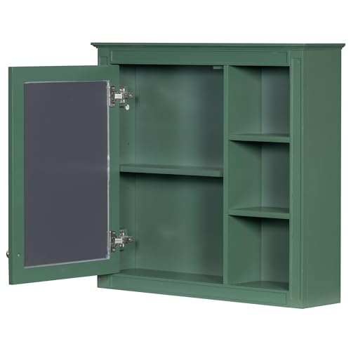 30-Inch Single Sink Bathroom Vanity Set with Mirror Cabinet and Drawers