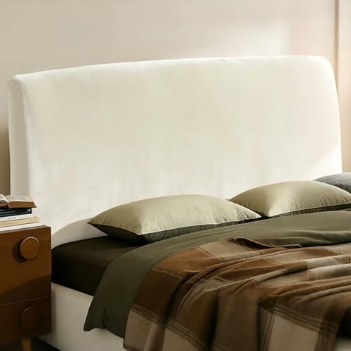 Velvet Headboard Cover | Soft Dustproof Slipcover for Queen & King Beds