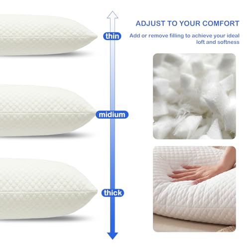 Dakimakura Body Pillow Insert - 150x50cm Memory Foam with Cooling Cover