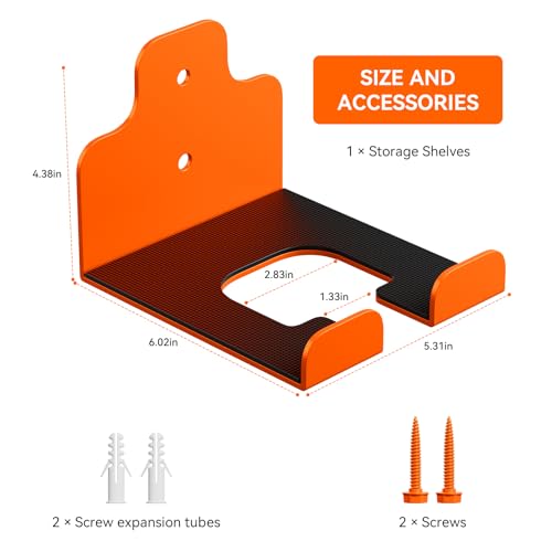 Garage Trimmer Rack Wall Mounted Power Tool Hanger for Garden Tools