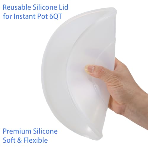 9.8-Inch Silicone Lid for 5 & 6 Quart Pressure Cooker Inner Pots