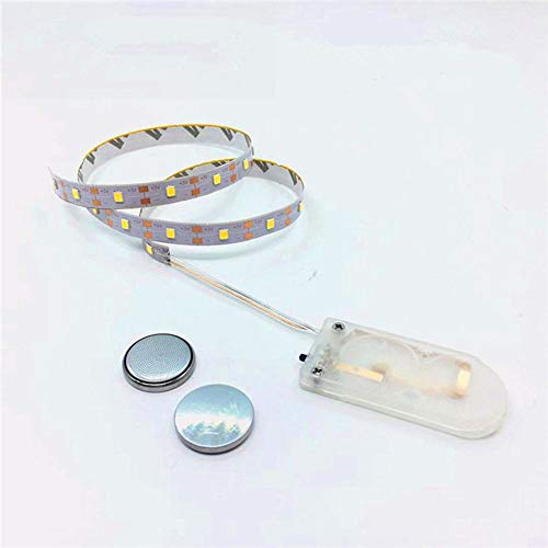 1.6ft LED Strip Light, Battery Powered Fairy Lights for DIY Decor