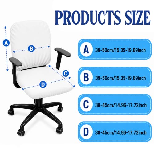 LDTPRINT Custom Classroom Chair Slipcover Set #2 - Personalized Office & School Chair Protectors