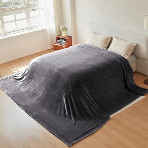 Oversized Fleece Blanket 120x120 Inches - Soft & Cozy Giant Throw
