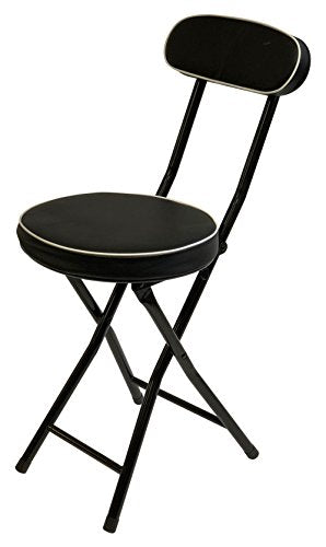Cushioned Padded Folding Stool - Lightweight Portable Practice Chair
