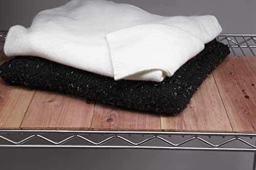 Aromatic Red Cedar Drawer Liners - 12x4 Inch Natural Moth Repellent - 5 Pack