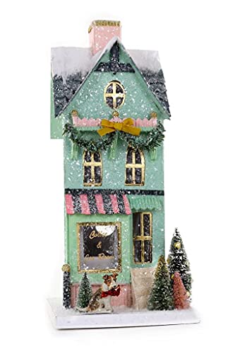 Cody Foster & Co Christmas Village Coffee & Tea Room Hand-Painted Decor