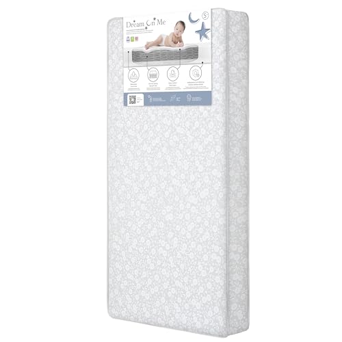 Waterproof Innerspring Baby Crib & Toddler Bed Mattress (52" x 28" x 5")