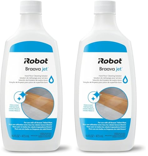 Hard Floor Cleaner Concentrate for Robot Mops - 16 Oz, 2-Pack