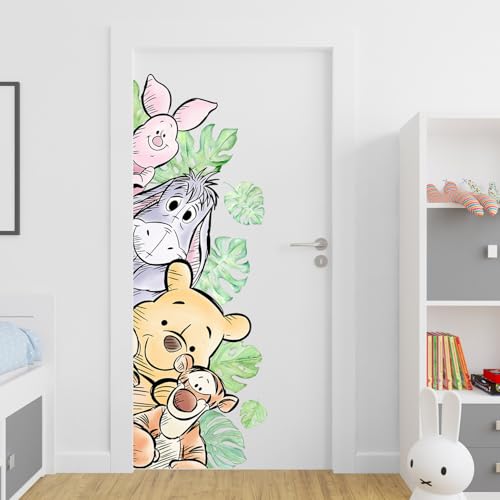 Bear Character Wall Stickers for Kids Nursery and Playroom Decor