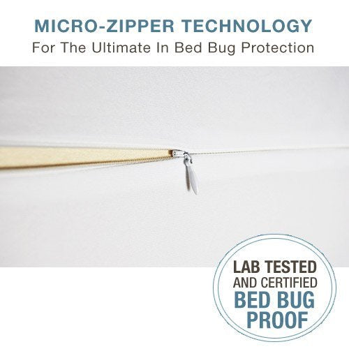 Waterproof Split Box Spring Encasement - 9" Thick - Breathable & Noiseless