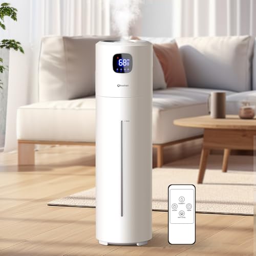 Large Room Ultrasonic Cool Mist Humidifier 9L Top Fill Quiet