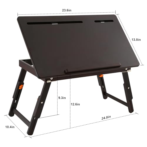 Adjustable Bamboo Drafting Desk & Foldable Drawing Table Easel