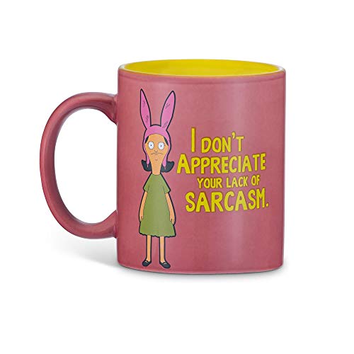 Bob's Burgers Louise Sarcasm Coffee Mug 12oz - Funny TV Show Gift