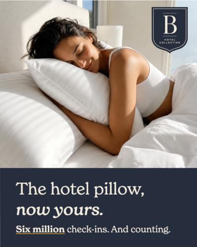 Beckham Hotel Collection Queen Bed Pillows Set of 2 - Down Alternative