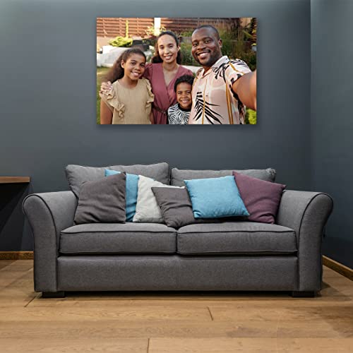 Custom Framed Canvas Print Personalized Photo Wall Art 8x10